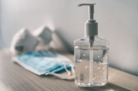 Masks and Hand Sanitizer keeps people safer from the coronavirus